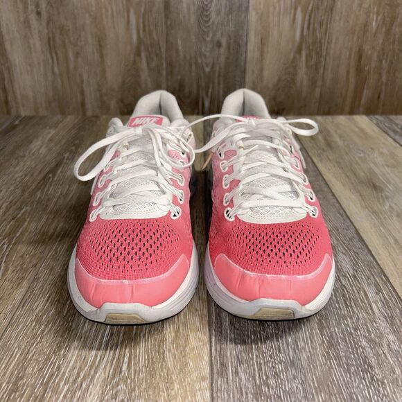 Custom Nike Womens US Size 10 Wide NIKEiD Lunar Glow 549269-991 Pink White Shoes - Picture 3 of 11